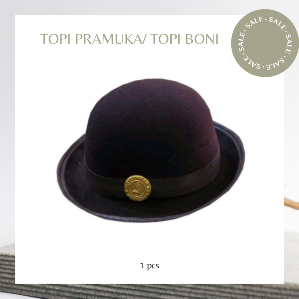 TOPI BONI PRAMUKA | TOPI PRAMUKA WANITA | TOPI BONI | 100% ORIGINAL [ BISA COD ]