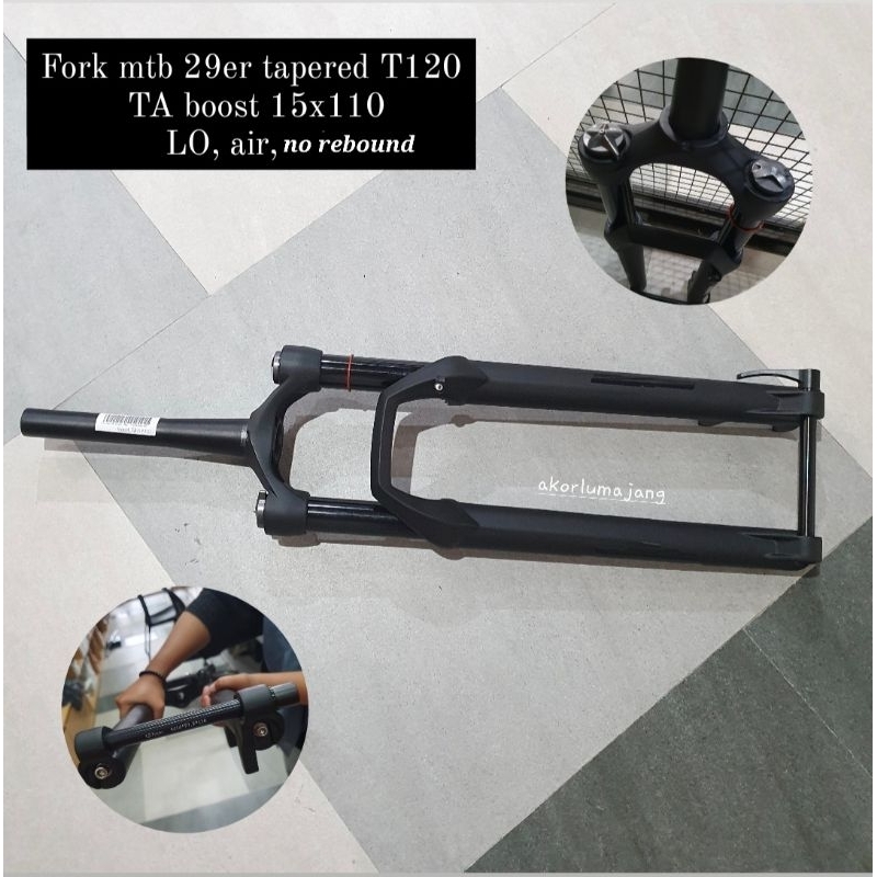 dominate axc fork mtb 29 FXT X81D boost TA 15X110 tapered T120 lock air coil