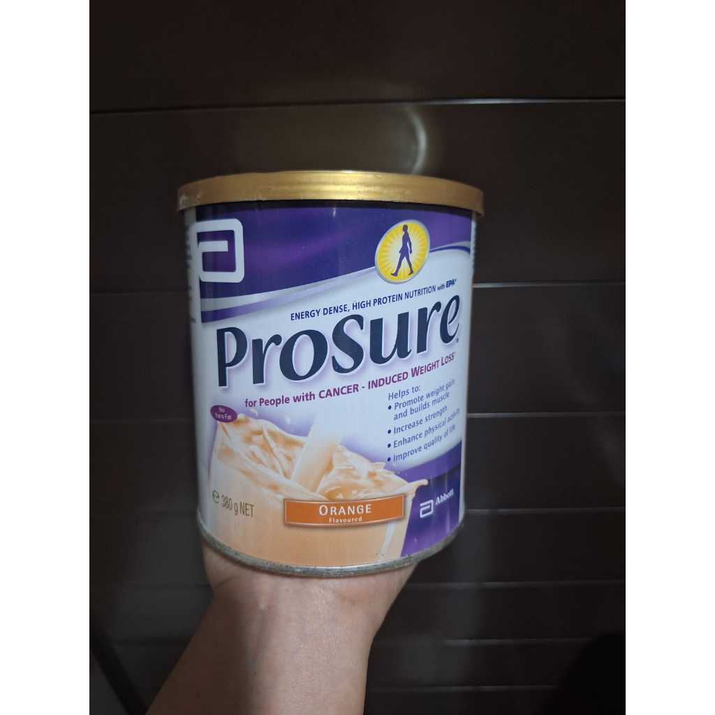 

SUSU PROSURE ORANGE 380gr (rijek kaleng) // ABBOT SINGAPORE // SUSU UNTUK PENDERITA KANKER