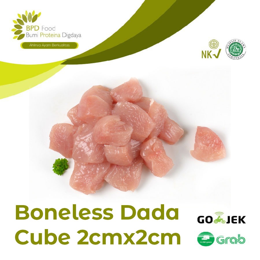 

BONELESS DADA CUBE 2X2 1KG HALAL PREMIUM