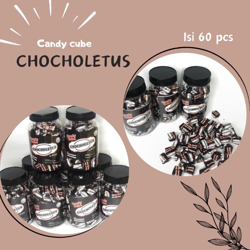 

CHOCHOLETUS Candy Cube isi 60pcs | Permen Viral | Permen toples | Permen murah