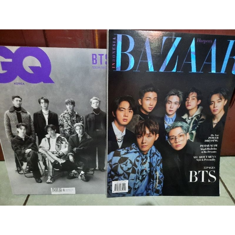 GQ Magazine Group & Bazaar BTS