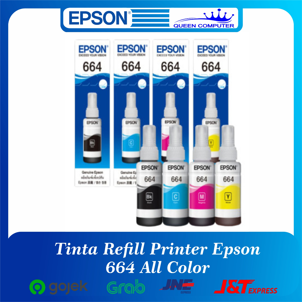Tinta Printer Epson Original (L100, L200, L300, L400. L500) 664
