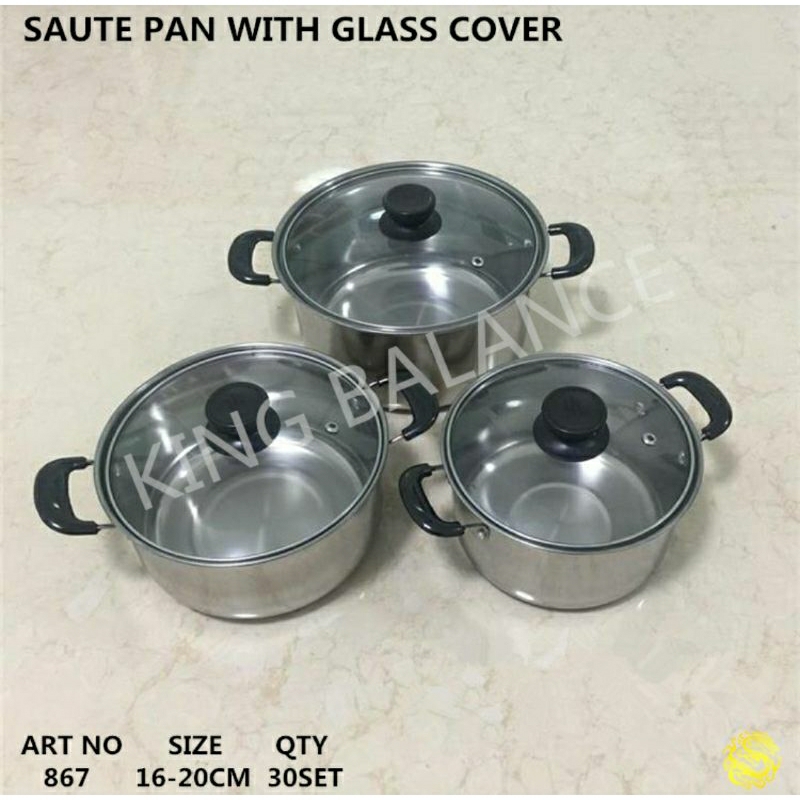PANCI SET 555 16-18-20 CM ( 3 PCS )