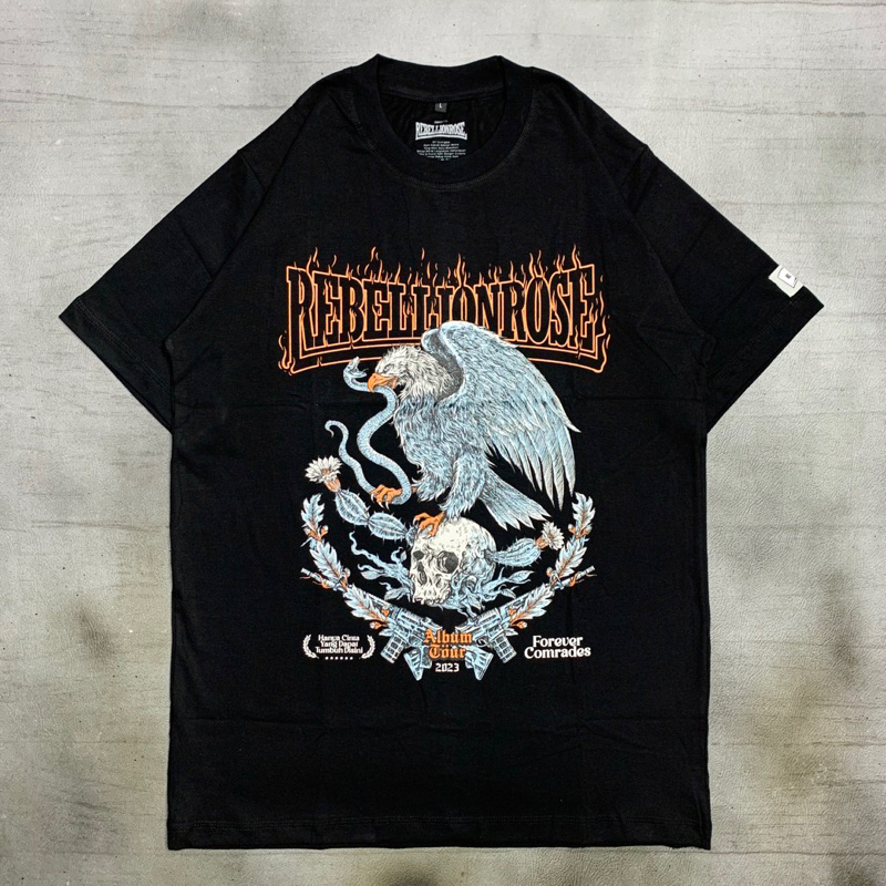 [HOT] Tshirt Rebellion Rose - Tourchydtd (Black) Official Merchandise