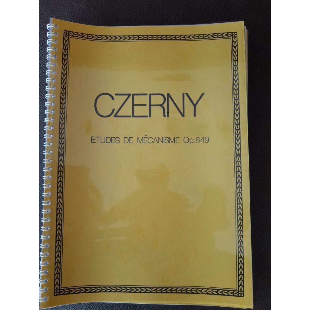 CZHERNY Opus 849 ETUDES DE MECANISME - SERI COPY / BUKAN BUKU ASLI / BUKU BELAJAR PIANO / BUKU SUPLE