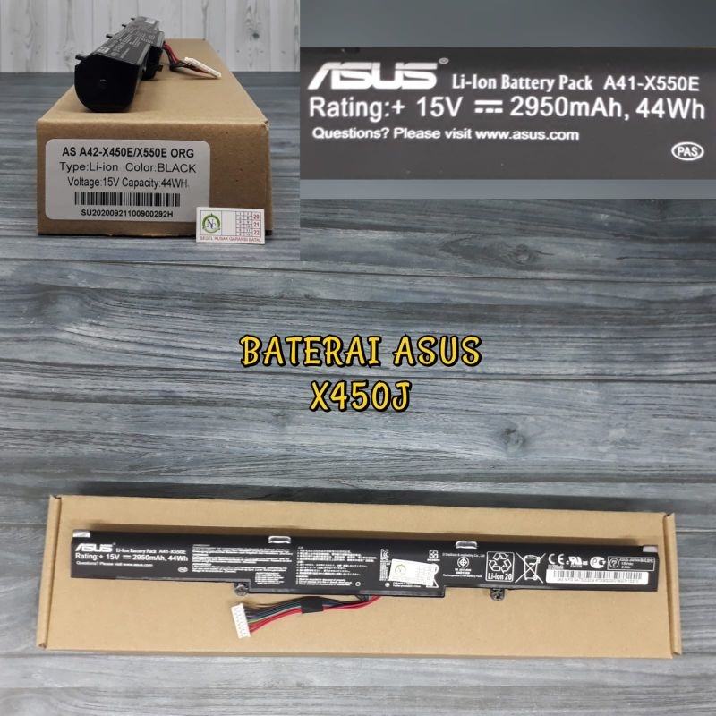 BATERAI ASUS X550E / X450J ORIGINAL