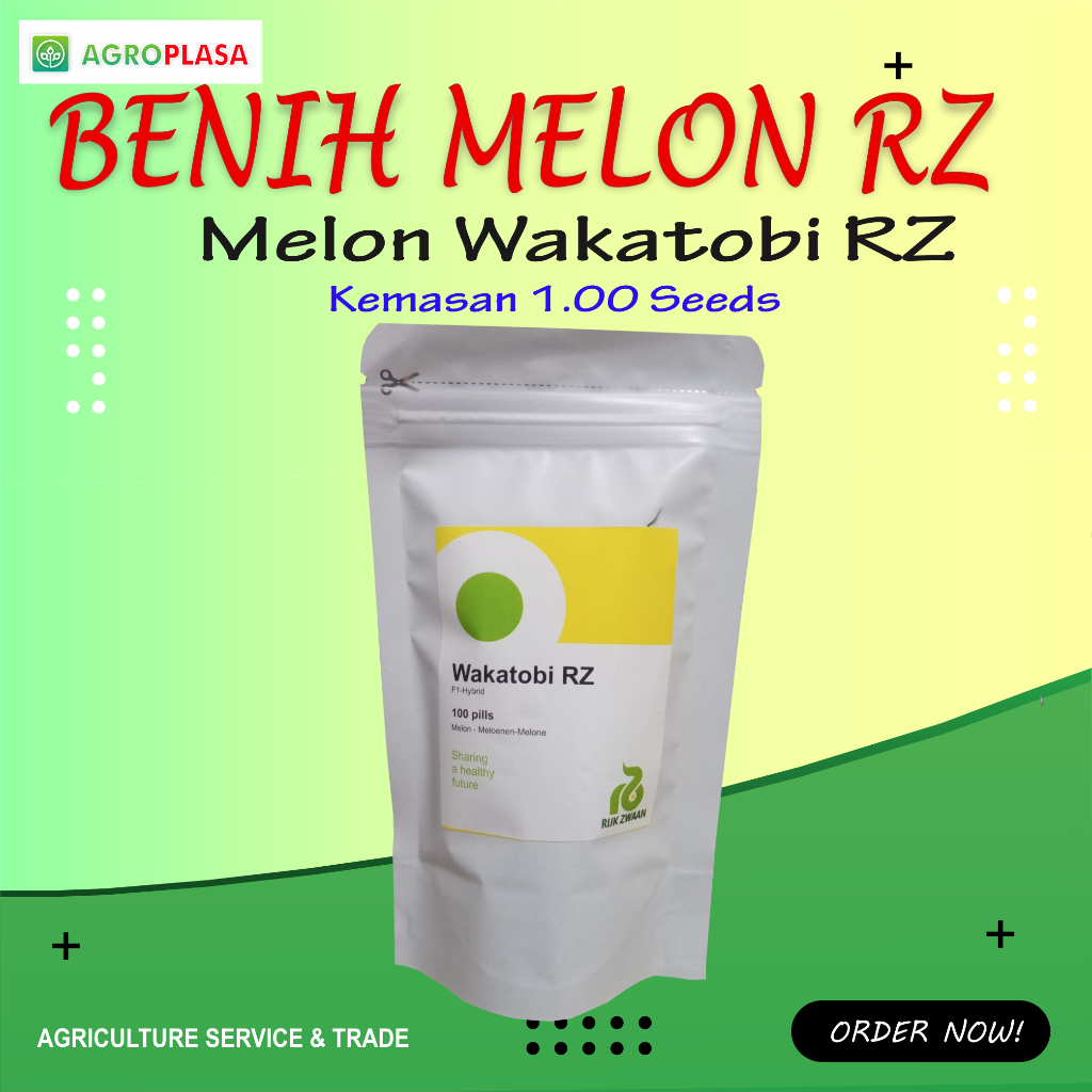 Benih Melon WAKATOBI RZ kemasan Repack isi 100 seed