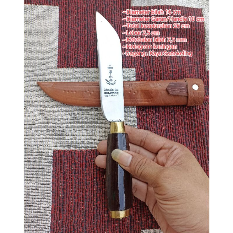 Pisau Dapur/Pisau Daging Tajam Header Cap Garpu Solingen