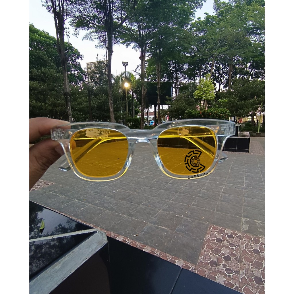 Kacamata Vincent Vol.2 - Transparan Yellow