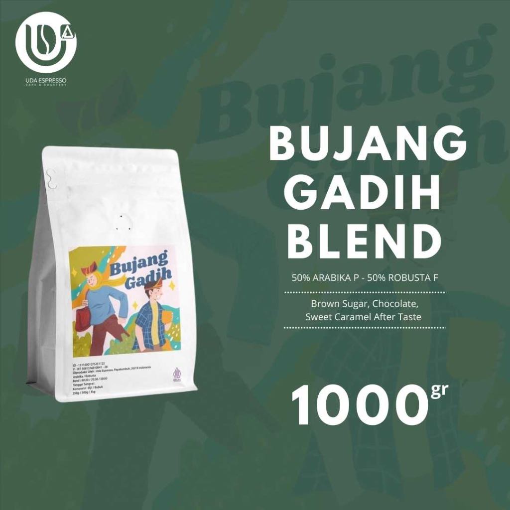 

Kopi Bujang Gadih Blend 50:50 1KG