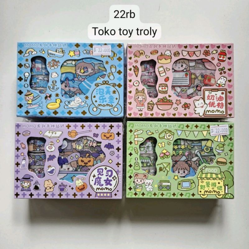 

Stiker Set Momo Isolasi Lucu