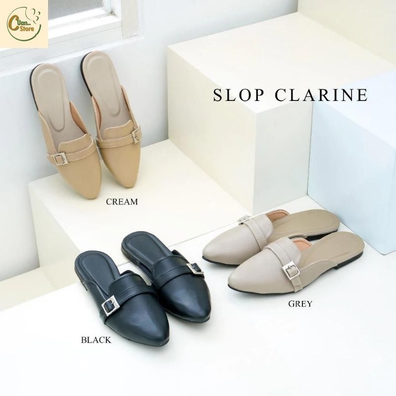 Deliwafa || Sandal Wanita Clarine Slop