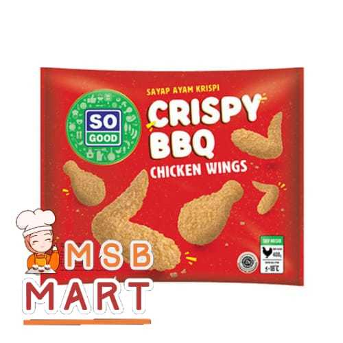 

SO GOOD CRISPY BBQ CHICKEN WING 400 GRAM