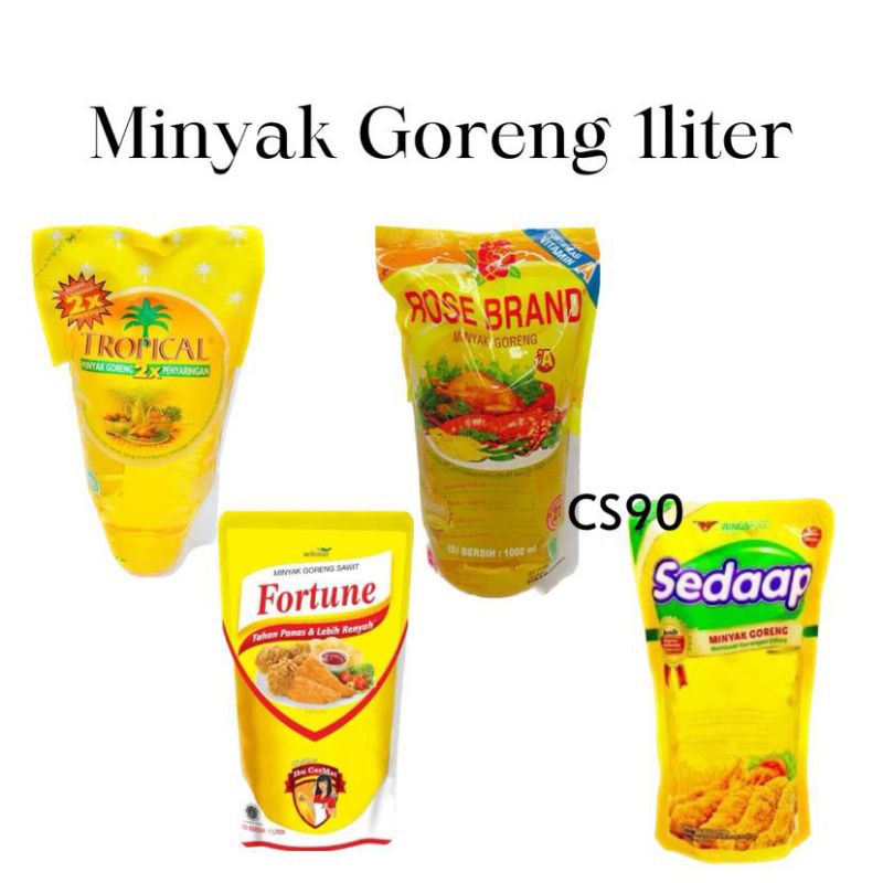 

CS90 JATIM SURABAYA Minyak Goreng 1liter Pouch refill