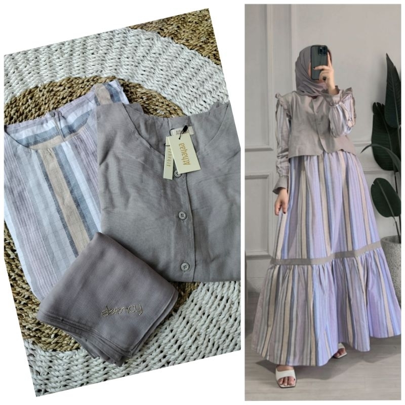 Dress rompi original athayaa