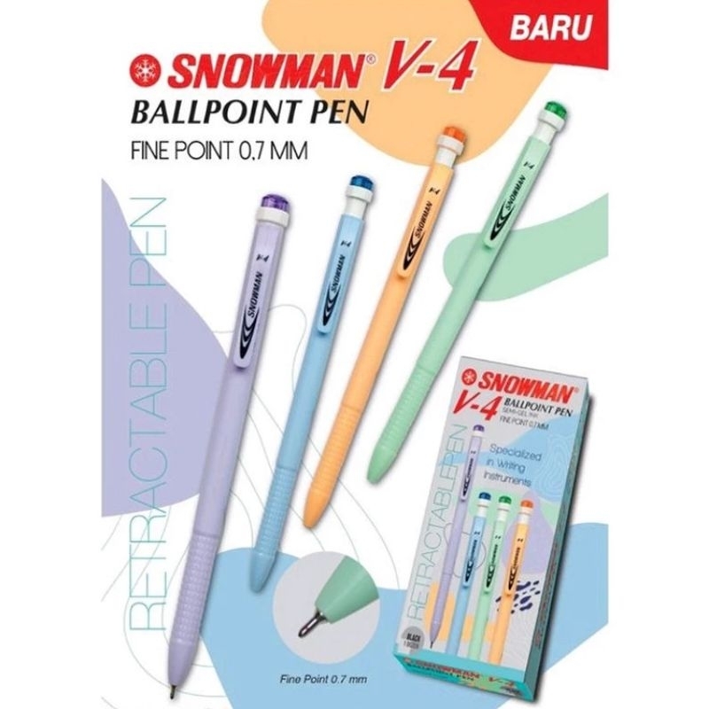 

Pulpen / Ballpoint / Bolpoint Snowman V4