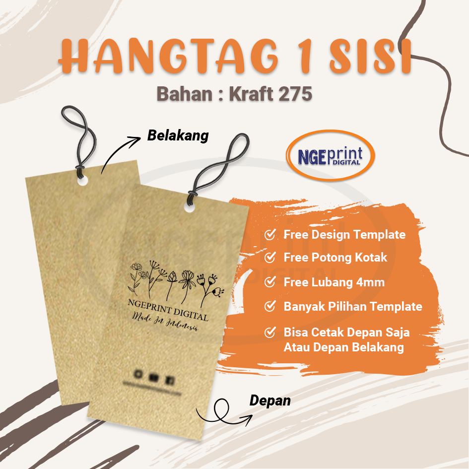 

Hang Tag KRAFT AESTHETIC VINTAGE 1 Sisi / Hang Tag Buket / Hang Tag Custom Ulang Tahun Anak / Hang Tag Label Baju / Hang Tag Suvenir / Label Baju / Hang Tag Souvenir