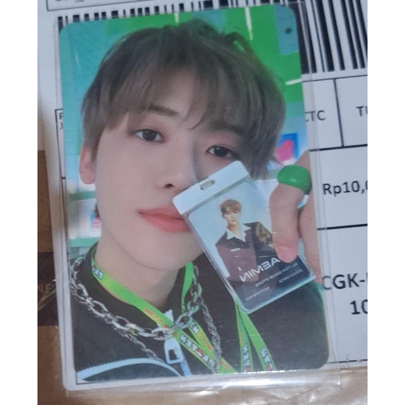 PHOTO CARD LUCKY CARD GLITCH MODE OFFICIAL JAEMIN
