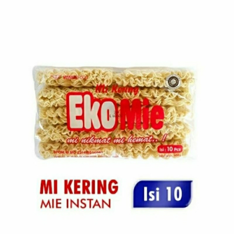 

Mie Kering Cap Eko Mie 600g/10keping