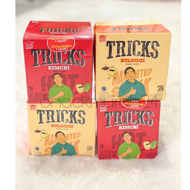 

Tricks Biskuit 10 x 12 Gr Aneka Rasa - Potato Baked Chips