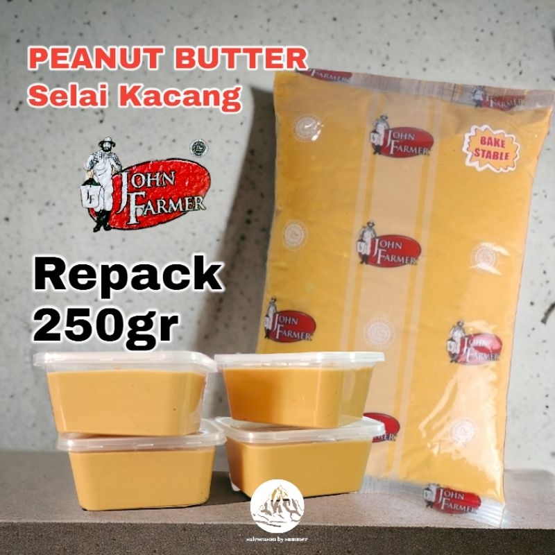 

John Farmer | PEANUT BUTTER CREAMY & CHUNKY - REPACK 250gr | Selai Kacang