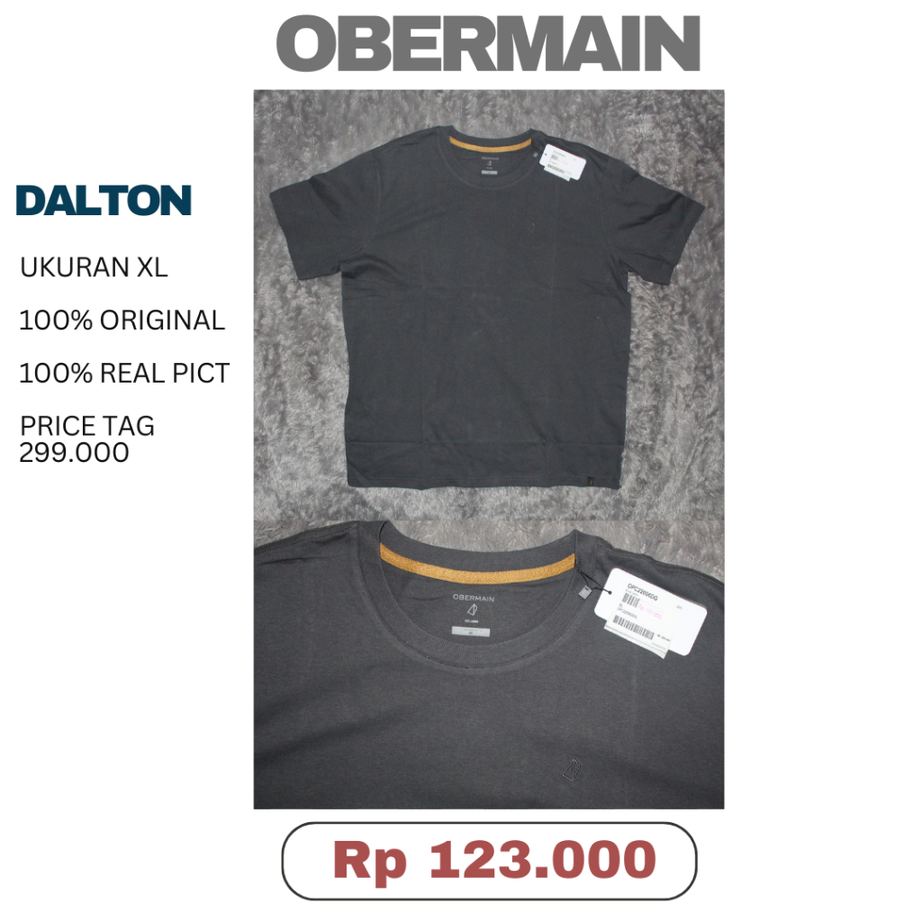 Obermain Original T Shirt Pria - Dalton