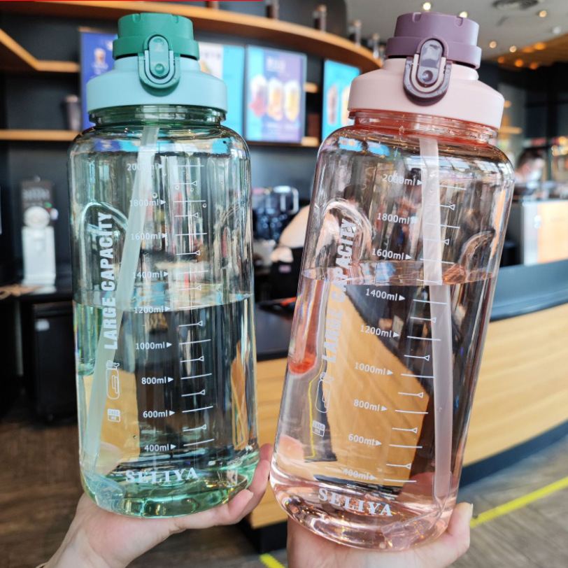 NSTORE.lD BOTOL MINUM JUMBO 2.4 LITER / BOTOL MINUM VIRAL BENING 2 LITER TRANSPARAN SELIYA FREE BUBB