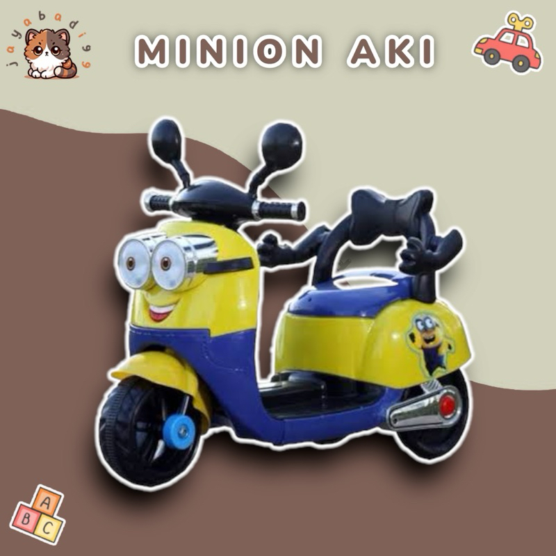 motor aki minion hlw 8899 motor aki lucu minion imut