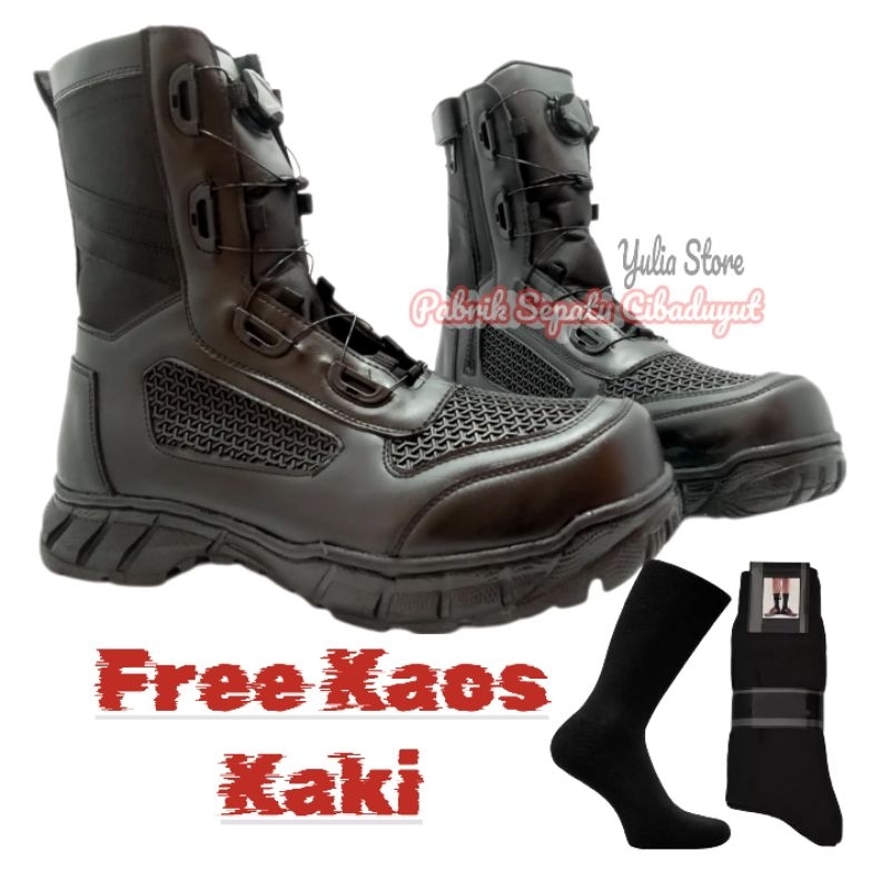 Sepatu PDL  Tali Putar Lacing System Bahan JK Type Y-008