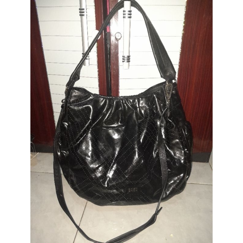 Tas DAKS branded original authentic lengkap nomor seri kulit asli monza bag