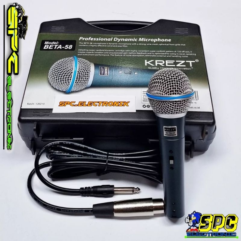 mic microphone Krezt /Mikrofon Mix kabel krezt 58