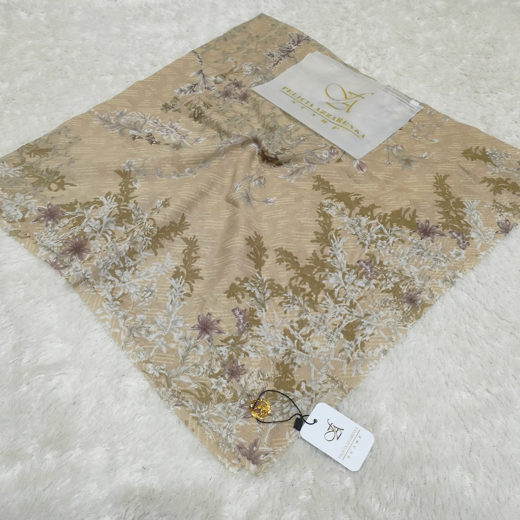 Scarf Voal Premium Plat Felicia Azzarenka Free Pouch