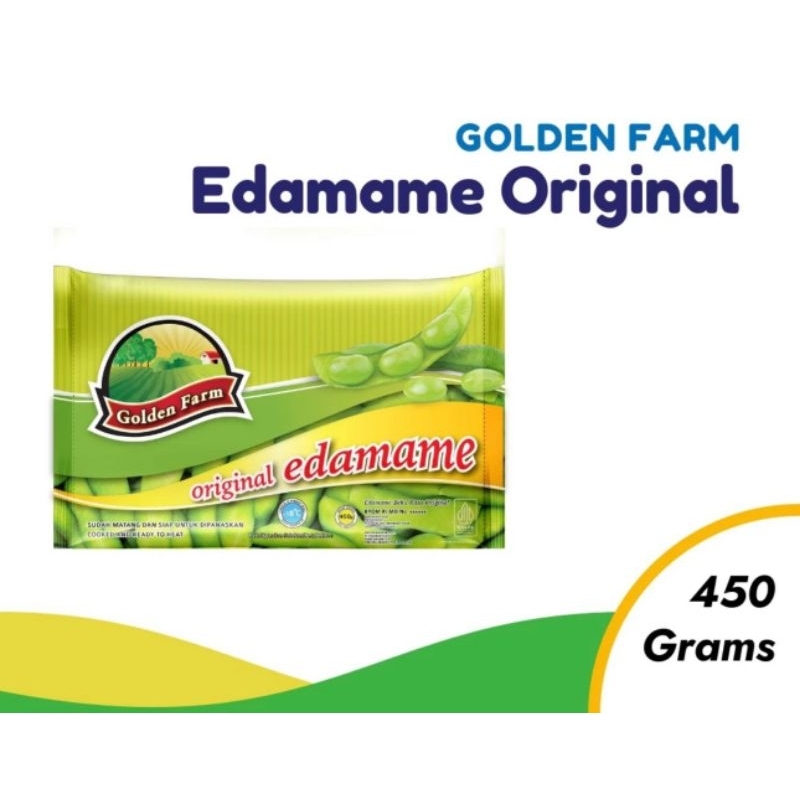 

GOLDEN FARM EDAMAME ORIGINAL | KACANG KEDELAI JEPANG 450GR