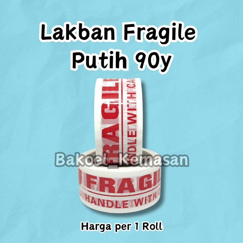 

Lakban Fragile - Isolasi Fragile Merah - Solatip Fragile 90 yard - Solasi Olshop