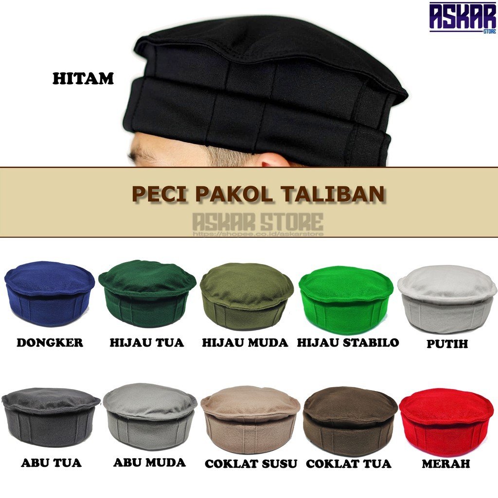 [COD]Peci  Pakol Pria Peci kopiah polos pria dewasa