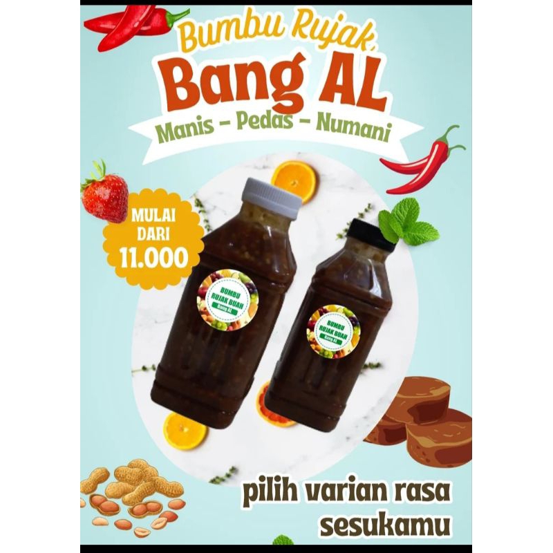 

BUMBU RUJAK BANG AL VARIAN 250ML BOTOL SEGEL