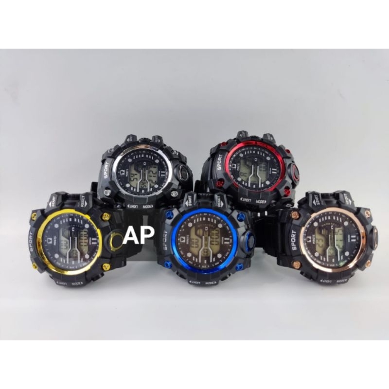 JAM TANGAN MIRETE ORIGINAL DIGITAL COWOK RUBBER TERBARU