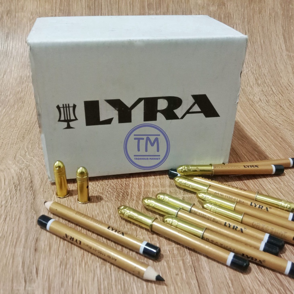 

L4r!s Celak Pensil LYRA 1 LUSIN Celak Lyra Asli Hitam Made In China 100% Original Stock Ada