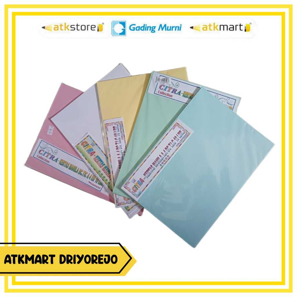 

CITRA KERTAS MANILA A4 F4 FOLIO 10 LEMBAR