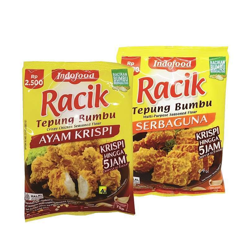 

[ISI 3 PCS] Racik Tepung Bumbu Serbaguna Ayam Krispi 75 gr