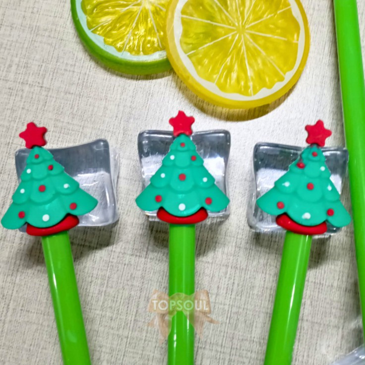 

Pulpen Pohon Natal / Gel Pen Lucu Merry Christmas Unik Xmas Aksesoris