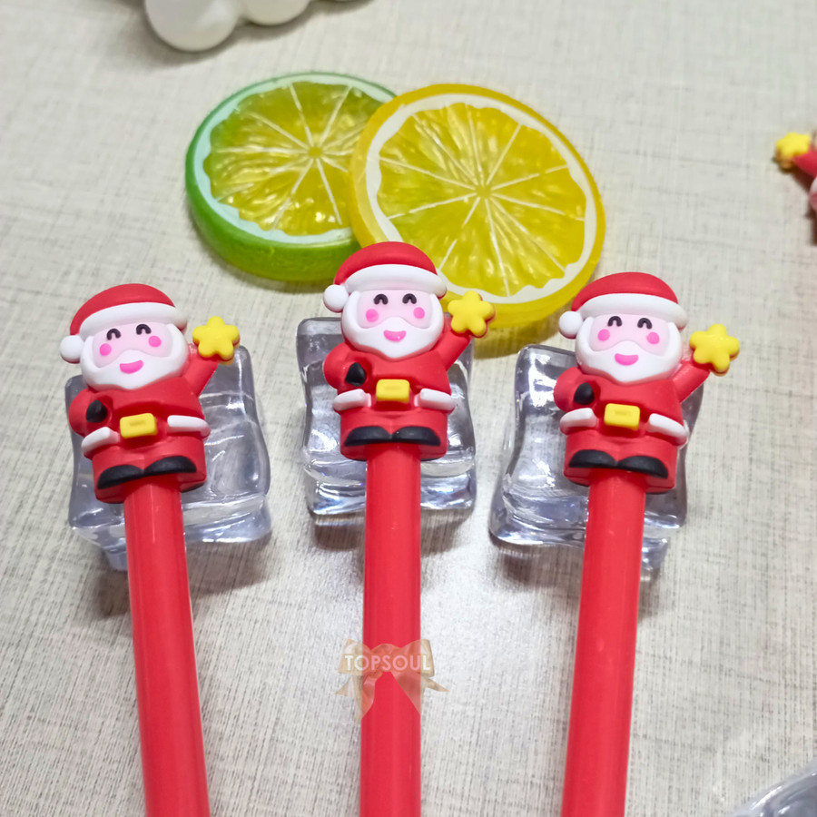 

Pulpen Santa Claus / Boneka Salju / Gel Pen Natal Lucu Unik Grosir