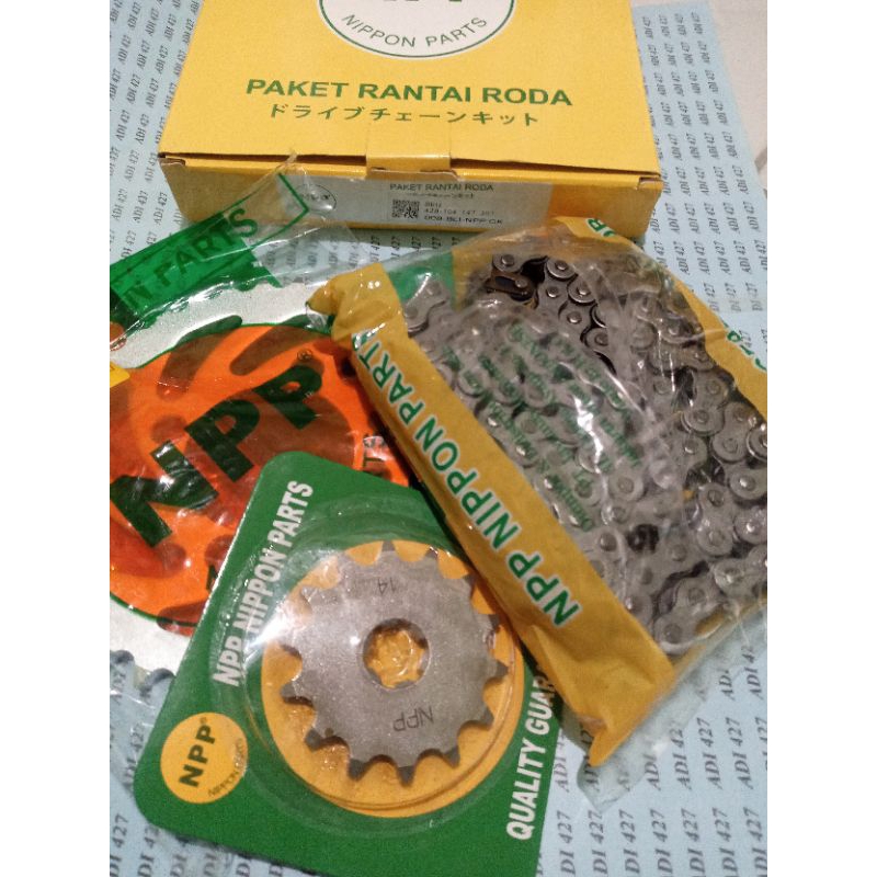 GEARSET RANTAI BLITZ/ GIR SET RANTE KAWASAKI BLITZ BLITZ R NPP