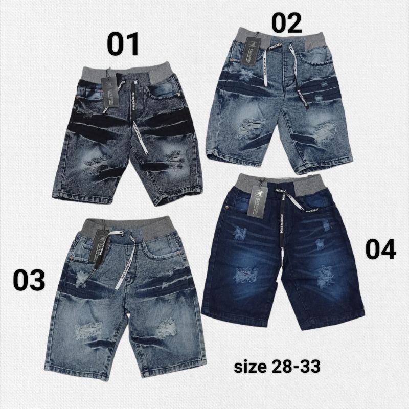 celana pendek rip jeans