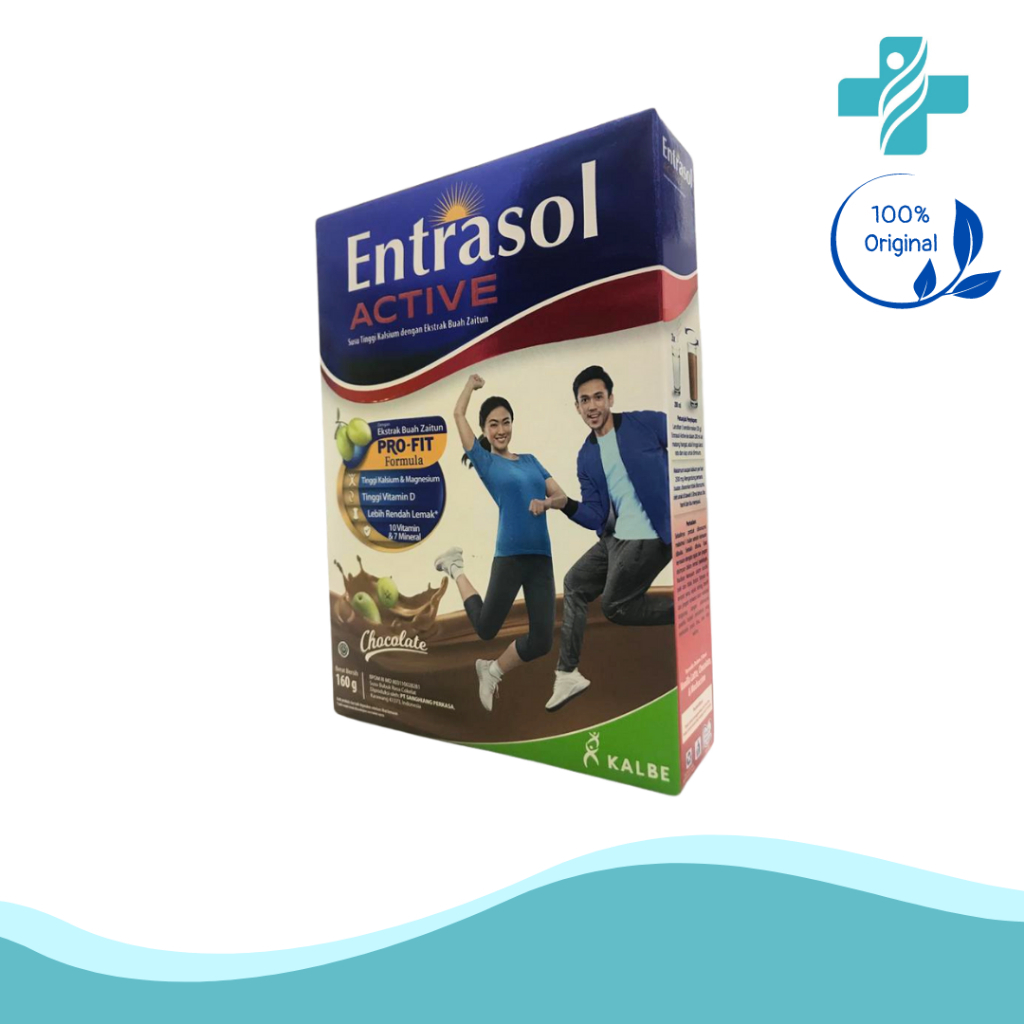 

Entrasol Active Cokelat 160 g/susutinggikalsium/susurendahlemak/susuvitaminD/susukesehatan tulang