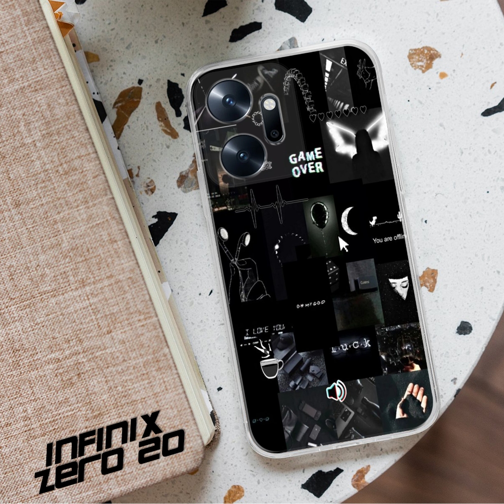 Case INFINIX ZERO 20 - Casing INFINIX ZERO 20 Terbaru 2023 MIRACLE CASE [ MOTIF 06 ] Silikon INFINIX
