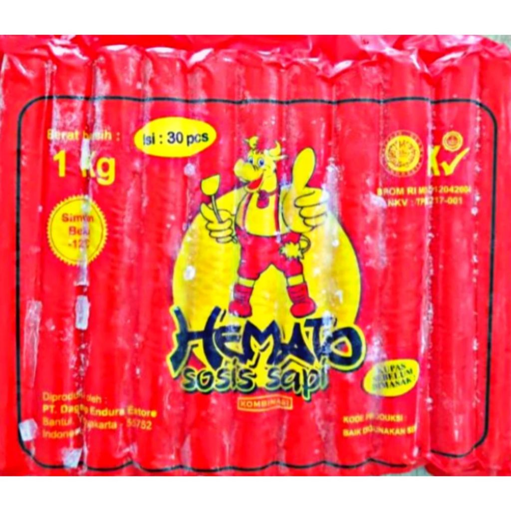 

hemato sosis sapi 1kg/30 pcs