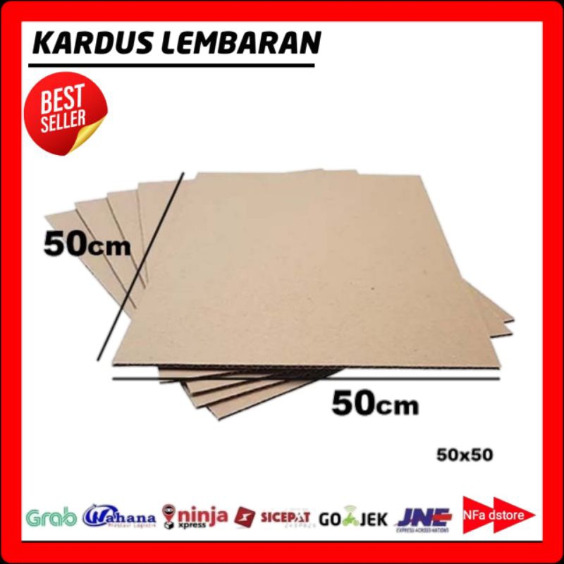 

Kardus Lembaran 50x50