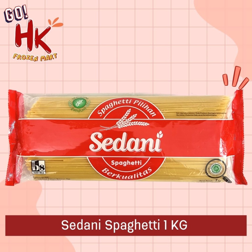 

Sedani Spaghetti 1 KG | mie pasta spageti bolognese lafonte HK Frozen Mart